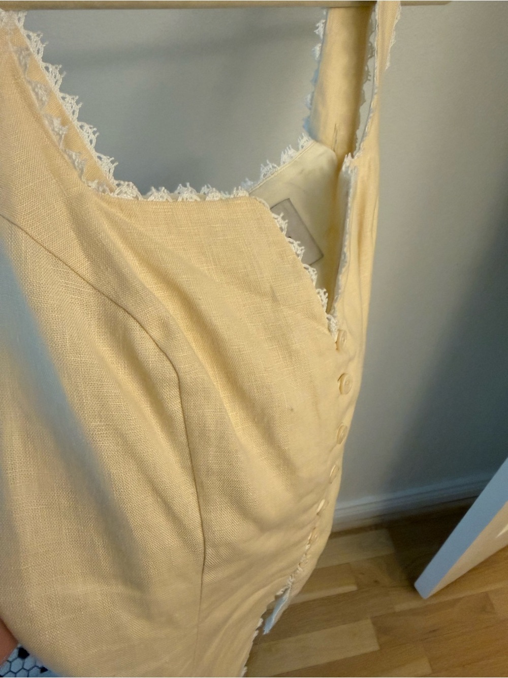 Reformation Viola Linen Top - Picture 4 of 9